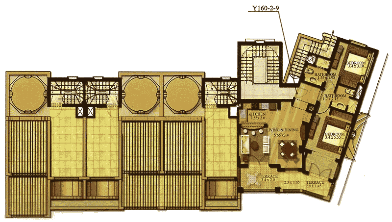 Apartments D 2. Etage